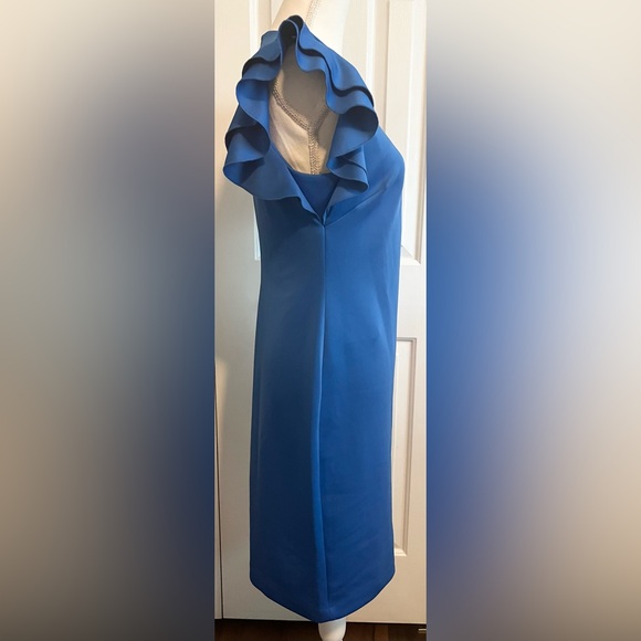 Tommy Hilfiger Flutter Sleeve Sheath Dress Sz 8 - Picture 5 of 6